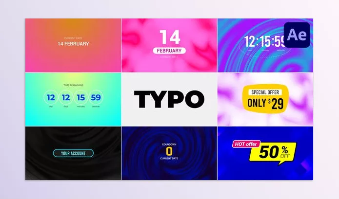 Videohive – TYPO for After Effects Download 51058338