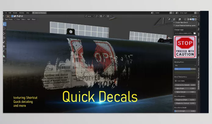 Blender – Quick Decals Download v2.1.0