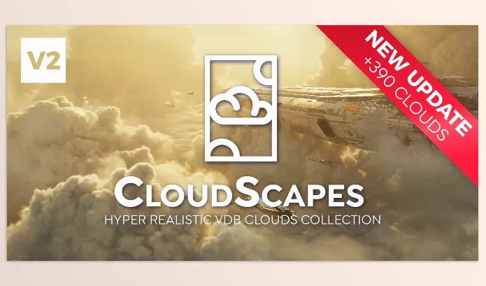 Blender – Cloudscapes Download v2 (Hyper Realistic Vdb Clouds And Explosions Collection)