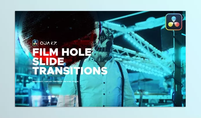 Videohive – Film Hole Roll Transitions for DaVinci Resolve Download 51634356