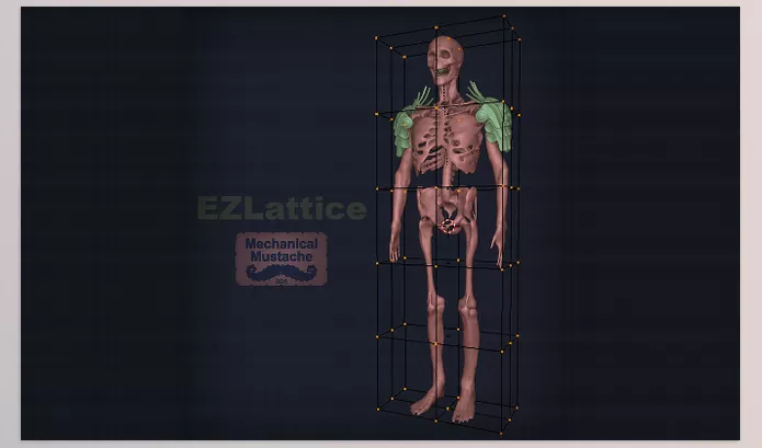 Blender – Ezlattice Download v1.0.1 (For Deforming/Reshaping Models)