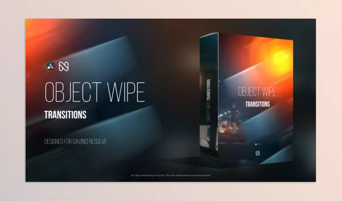 Videohive – Object Wipe Transitions for DaVinci Resolve Download 51416188