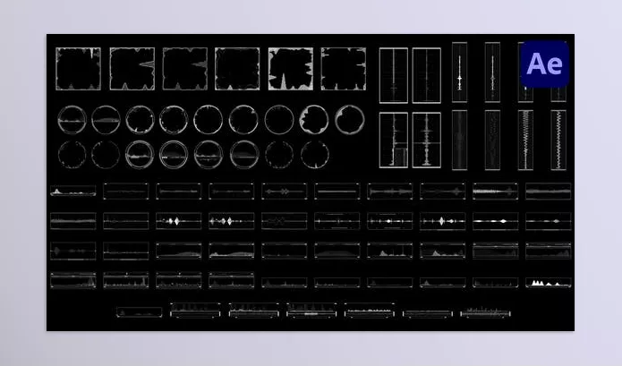 Videohive – Infographic Elements Audio Motion for After Effects Download 51914243