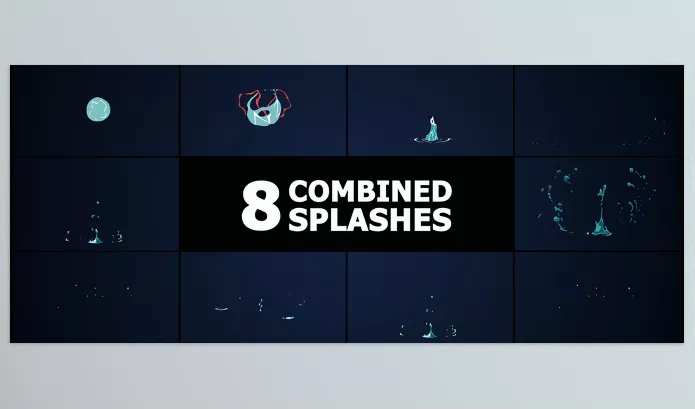 Videohive – Combined Splashes for Premiere Pro Download 52180093