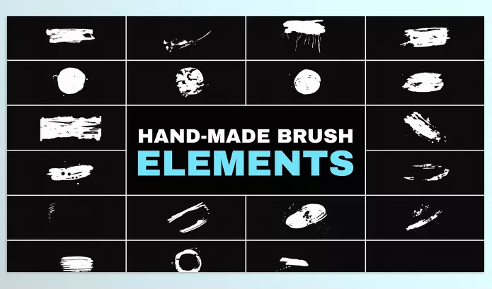 Videohive – Hand Made Brush Elements for Premiere Pro Download 52200617