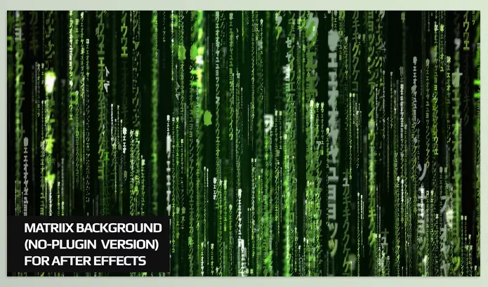 Videohive – Matrix Background For Ae No Plugin Download 52784005