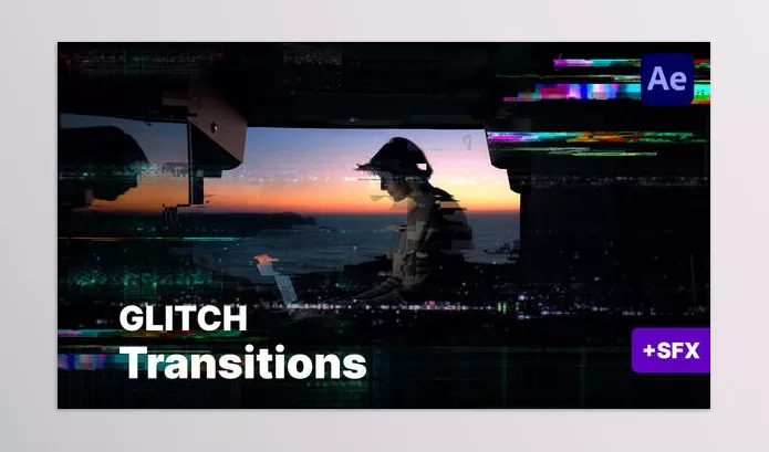 Videohive – Seamless Glitch Transitions Download 52989682