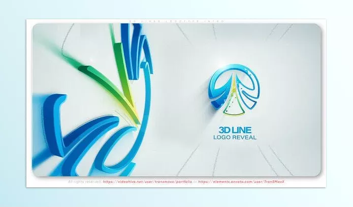 Videohive – 3D Lines Logotype Intro Download 53450107