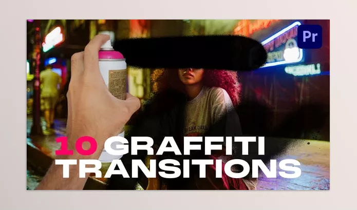 Videohive – Graffiti Transitions MOGRT Download 53500311