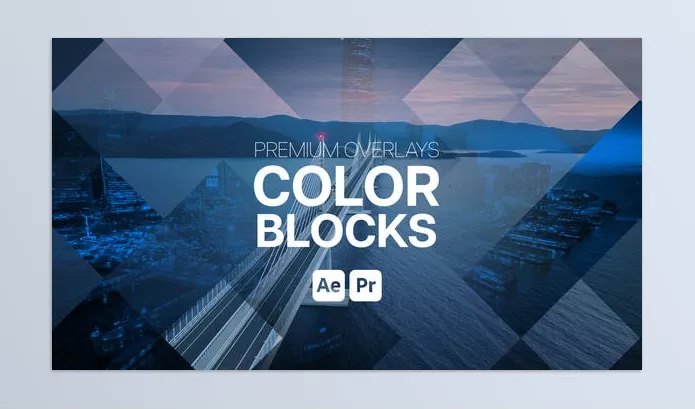 Videohive – Premium Overlays Color Blocks Download 53425543