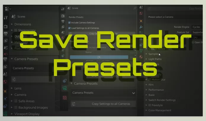 Blender – Save Render Presets Download v1.4.7