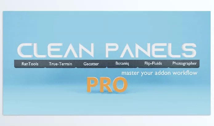 Blender – Clean Panels Pro Download v6.1.3 (With Delayed Addon Loading)