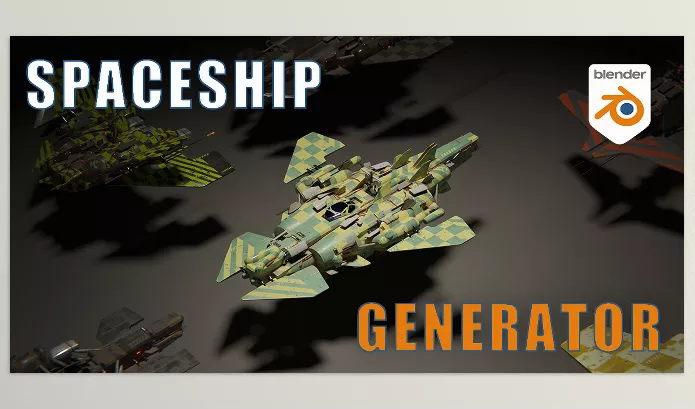 Blender – Procedural Spaceship Generator Download