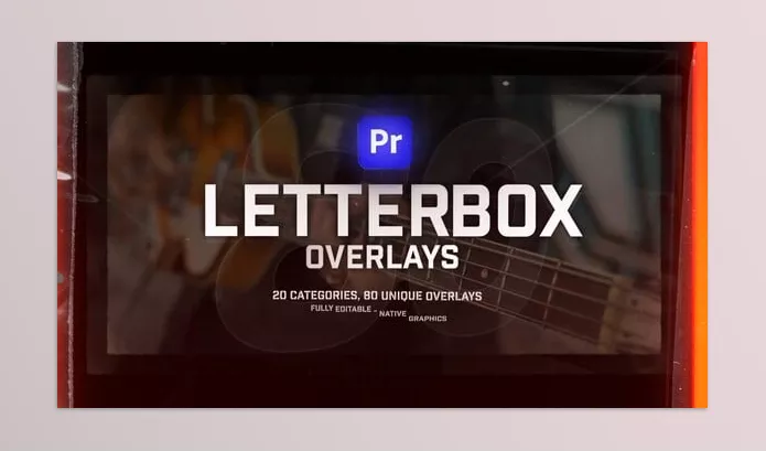 Videohive – Film LetterBox Overlays Pack For Premiere Pro Download 54306060 (Old Film, Grunge, Gritty, Cinematic, Timeless Borders)