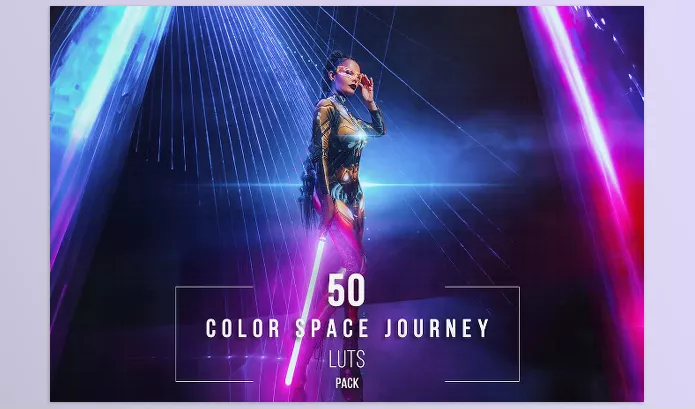 CreativeMarket – 50 Color Space Journey LUTs Pack Download 281823334