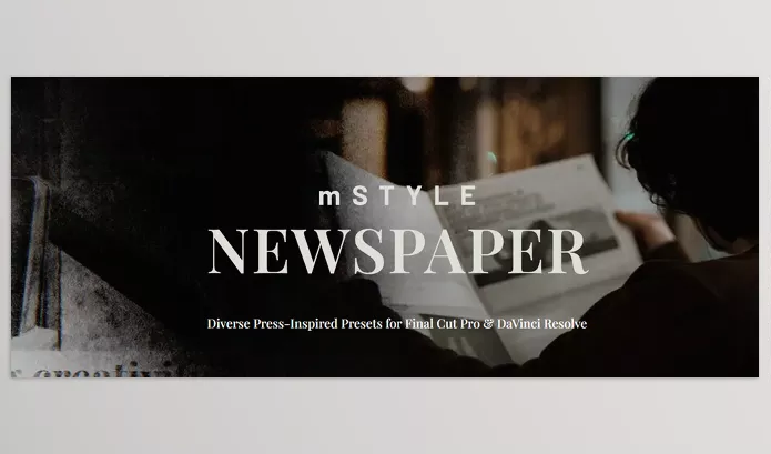 MotionVFX – mStyle Newspaper For DaVinci Resolve Download