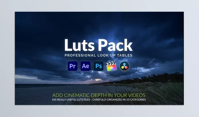 Videohive – Luts Pack Download 54323707