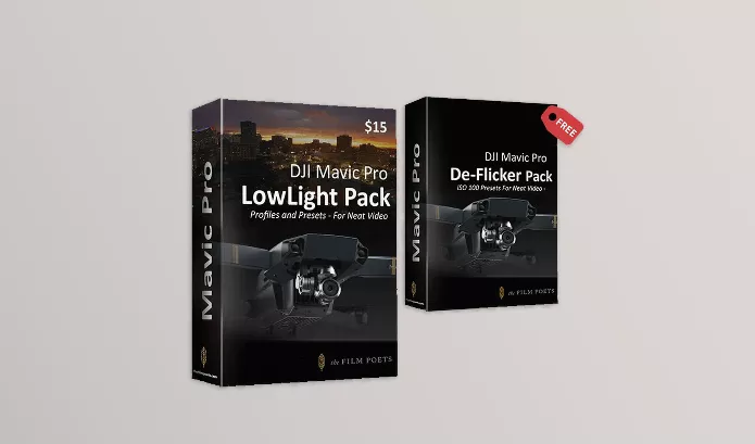 The Film Poets – LowLight Pack For DJI Mavic Pro and Neat Video Download