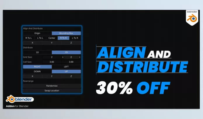 Blender – Align And Distribute Download v3.0.1