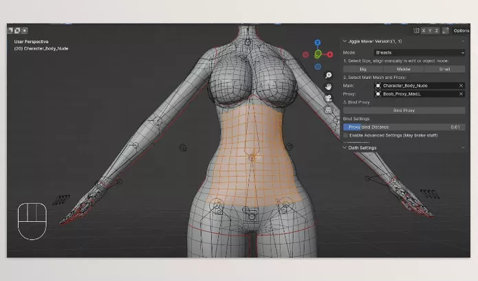 Gumroad – Jiggle Maker Download v1.4 (Dynamic and Realistic Jiggle Physics for Blender)