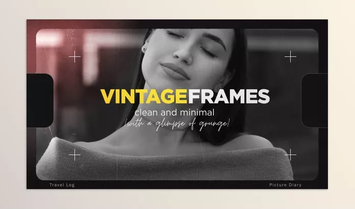 Videohive – Vintage Frames Slideshow Download 55381352