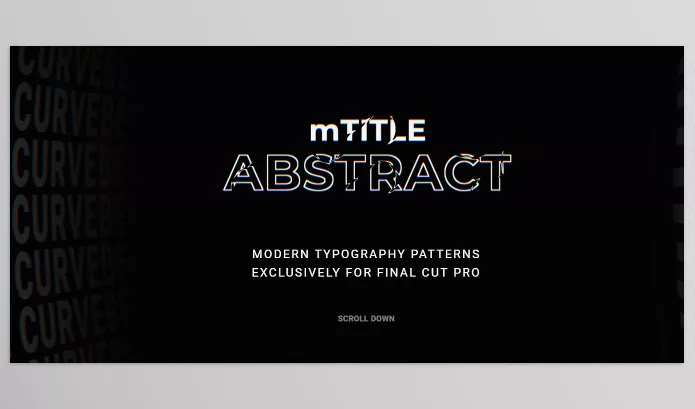 MotionVFX – mTitle Abstract Download