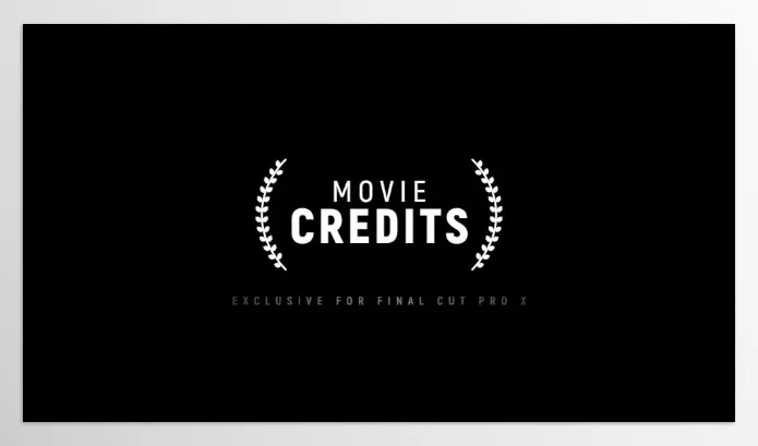 LenoFX – Movie Credits for Final Cut Pro Download