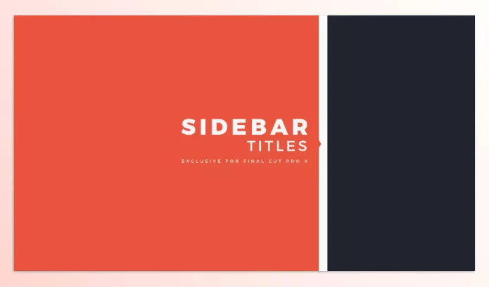 LenoFX – Sidebar Titles for Final Cut Pro Download