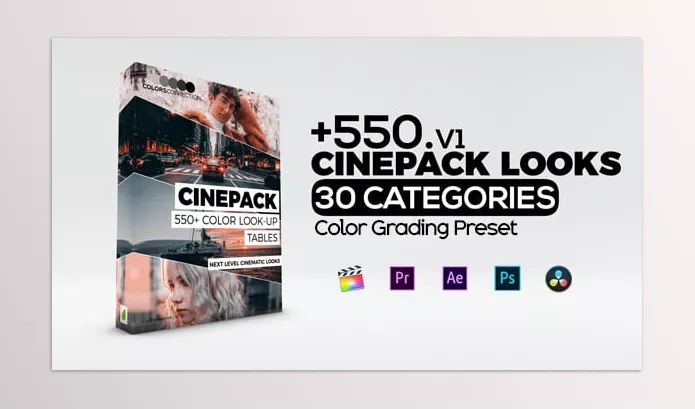 Videohive – Cinepack Download 23449210 (LUT Color Correction Presets)