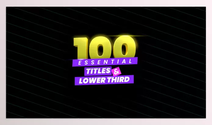 LenoFX – 100 Essential Titles and Lower Thirds for Final Cut Pro Download