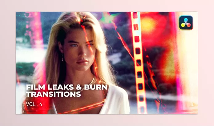 Videohive – Film Leaks and Burn Transitions VOL.4 DaVinci Resolve Download 51118882