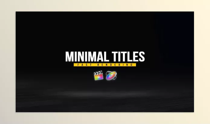 Videohive – Minimal Titles Pack for FCPX Download 33124856