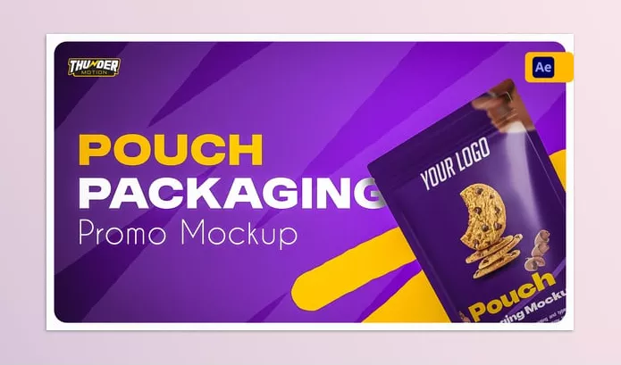 Videohive – Pouch Packaging Promo Mockup Download 54995395