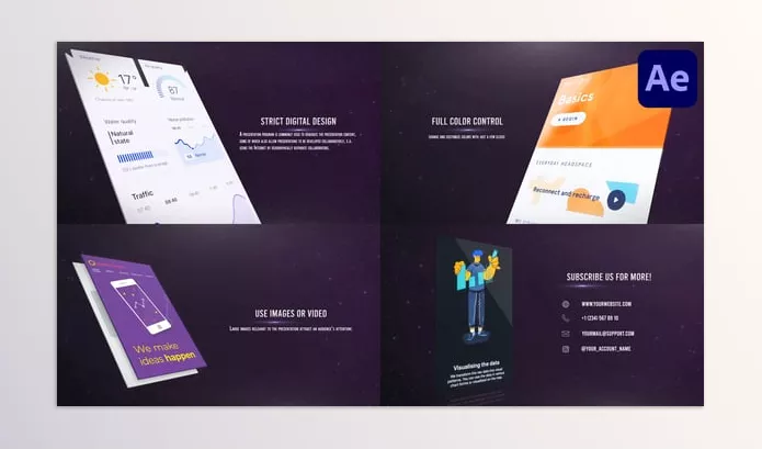 Videohive – Pixel Website Presentation for After Effects Download 55974184