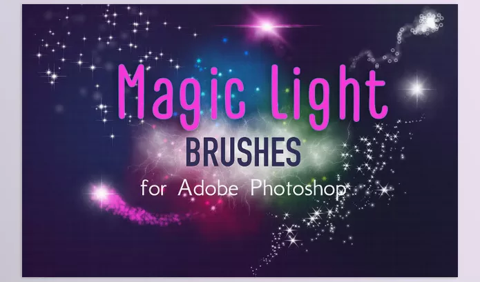 Creativemarket – Magic Light Brushes for Adobe PS Download 105935877