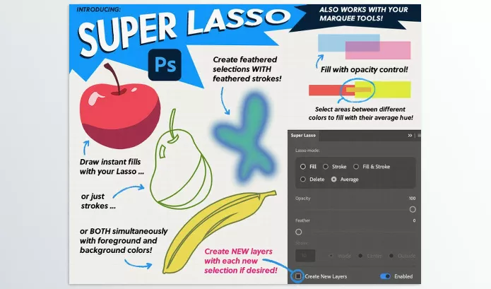 Gumroad – Kyle’s Super Lasso for Photoshop Download