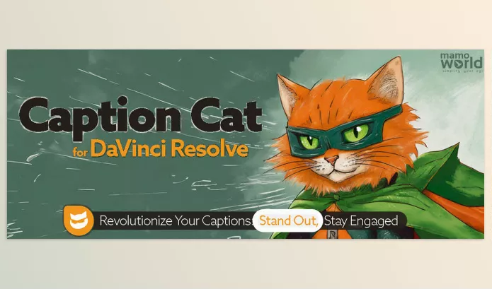 Aescripts – Caption Cat for Resolve Download v1.0.000 (Win, Mac)