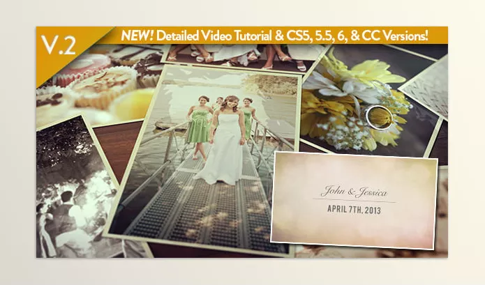 Videohive – Wedding Photos Slideshow Download 4565295