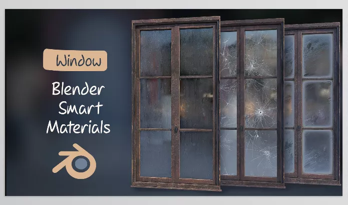 Blender – Blender Smart Materials Download (Window Procedural Water Drops)