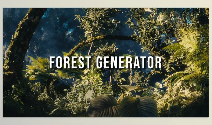 Blender – Forest Generator Download (Photorealistic Close Up Ready Forests)