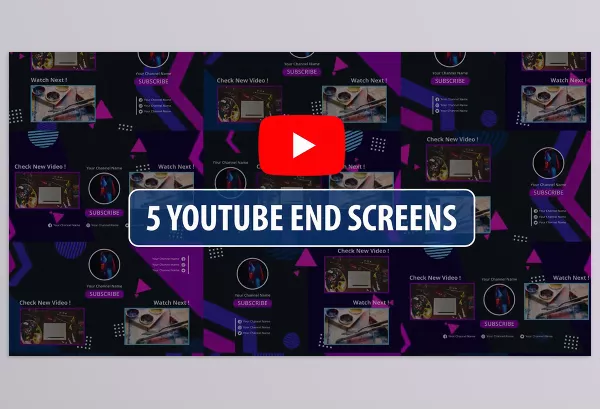 Videohive – YouTube End Screens Vol.4 | After Effects Download 29369285