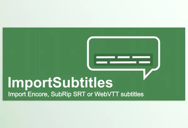 Aescripts – pt_ImportSubtitles Download v1.71 (Win, Mac)