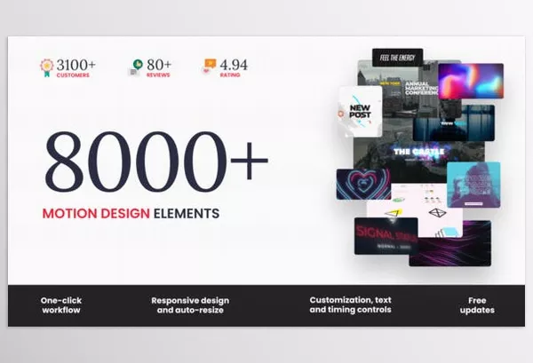 Videohive – 8000 + High Quality Motion Templates v8.0 Download 24321544