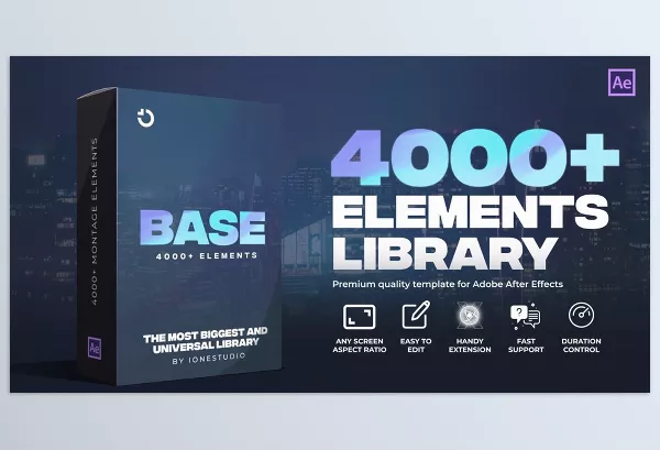 Videohive – BASE | Transitions and Motion Graphics for After Effects v3 Download 31018620