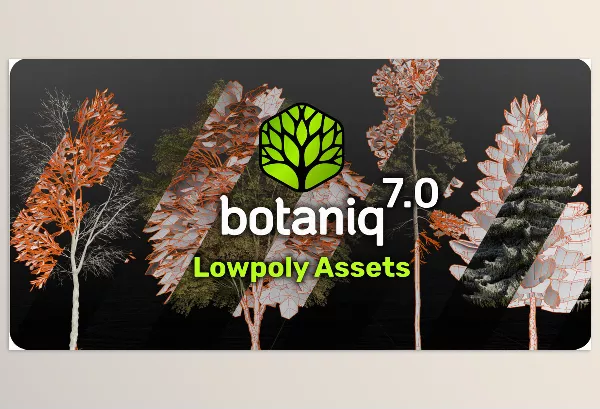 Blender – Tree And Grass Library Botaniq Download v7 (Trees)