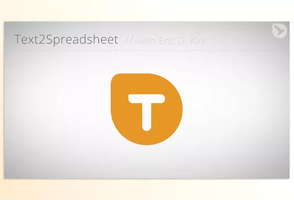 Aescripts – Text2Spreadsheet Download v1.8.002 (Win, Mac)