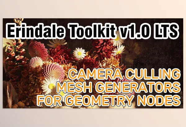 Blender – Erindale Toolkit Download v3.3 (Advanced Geometry Nodes Groups)