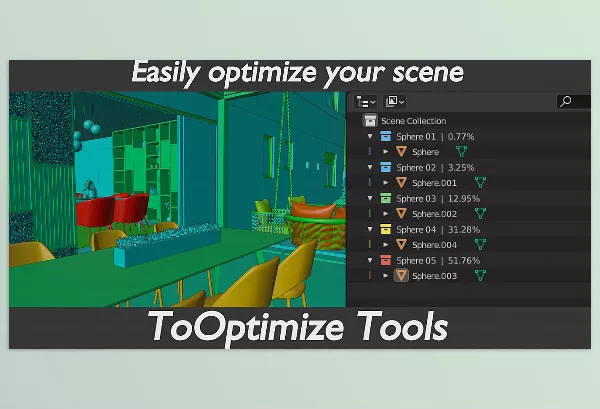 Blender – Tooptimize Tools – Scene Optimization Download v1.2.7.4