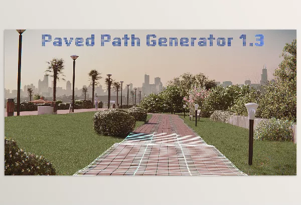 Blender – Paved Path Generator Download v1.3