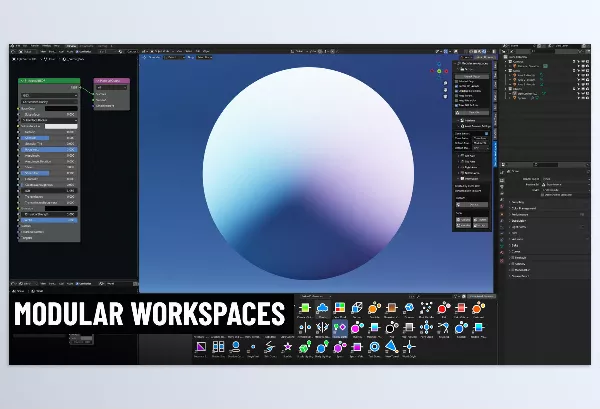 Blender – Modular Workspaces Download v1.7